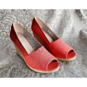 Toms Michelle Espadrille Wedge Sandal   Sz 11  **NEW**